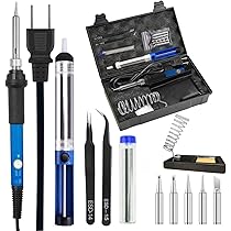 はんだごてセット 温度調節可(200~450℃)ハンダゴテ 14-in-1 電子 Amazon | Manelord はんだごてセット 温度調節可(200～450